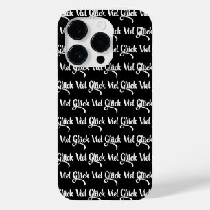 Coque Pour iPhone 14 Pro Viel Glück Bonne chance Langue Allemande