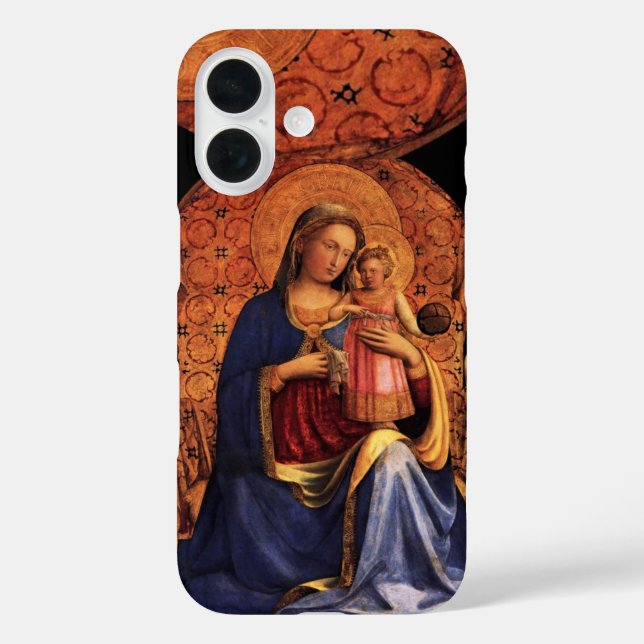 Coques Case-Mate iPhone VIERGE AVEC ENFANT ET SAINTS, bleu noir (Verso)
