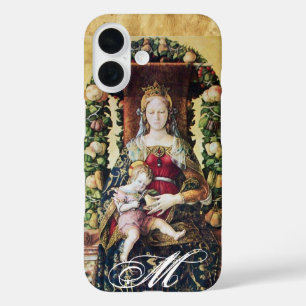 Coques iPhone 16 VIERGE AVEC MONogramme ENFANT