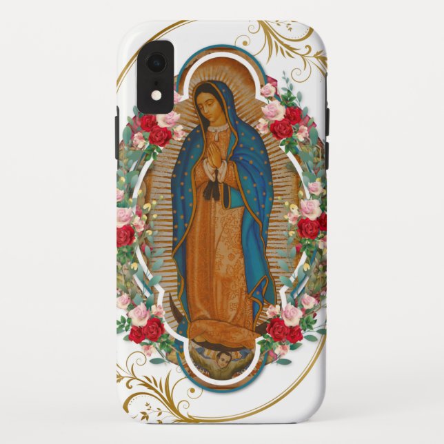 Coques Case-Mate iPhone Vierge catholique Marie Guadalupe (Dos)