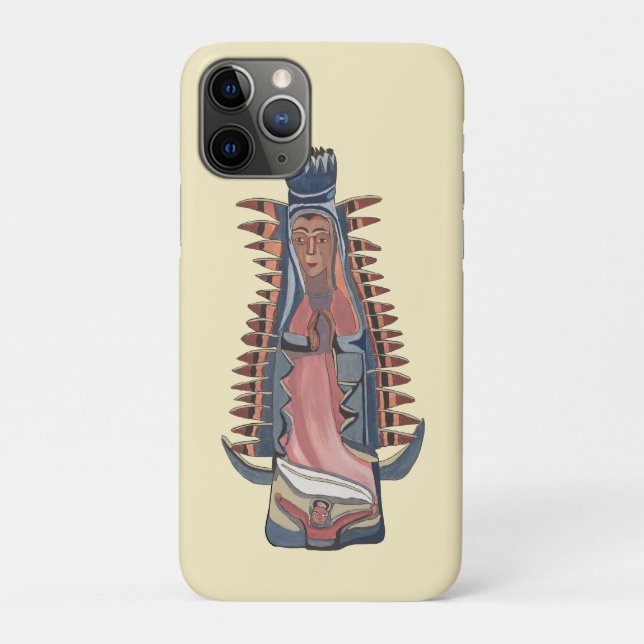 Coques Case-Mate iPhone Vierge Marie Notre Dame de Guadalupe peinture (Dos)