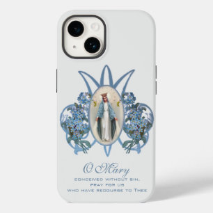 Coque Pour iPhone 14 Vierge Marie Religieuse Catholique Vintage