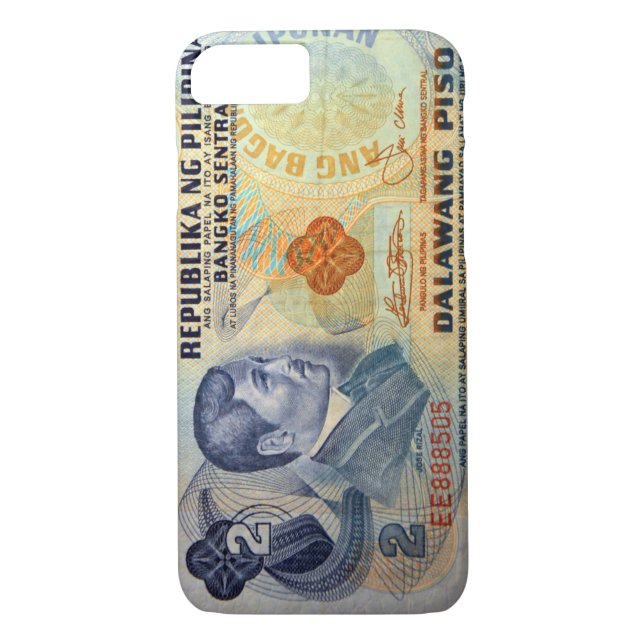 Coques Case-Mate iPhone Vieux 20 Pesos Argent Philippin (Dos)