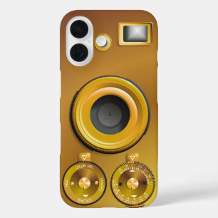 Coques iPhone 16 Vieux appareil photo Steampunk