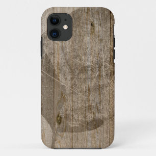 Coques Pour iPhone Vieux bois et feuilles