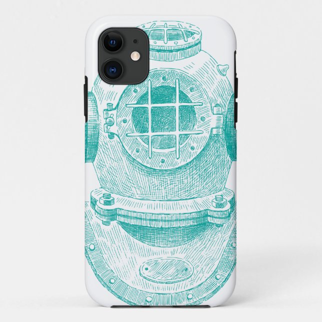 Coques Case-Mate iPhone Vieux costume de plongeur (Dos)