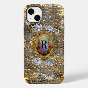 Coque Pour iPhone 14 Plus Vieux Hollywood chic élégant Monogramme