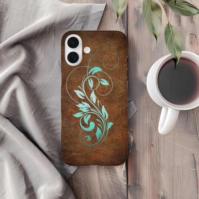 Coques Case-Mate iPhone Vieux Monde Faux Leather (Créateur téléchargé)