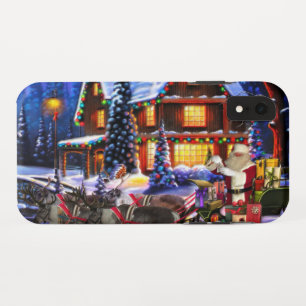 Case-Mate iPhone Case Vieux père Noël et renne