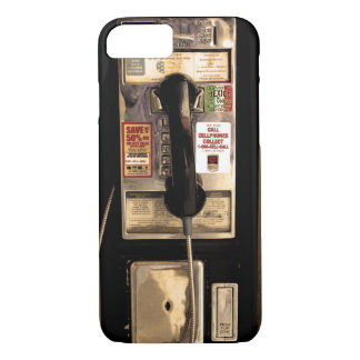 Coque iPhone 7 Vieux téléphone payant drôle