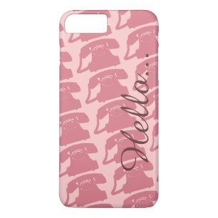 Case-Mate iPhone Case vieux téléphones motif bonjour