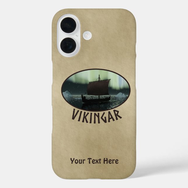 Coques Case-Mate iPhone Viking Navire Et Lumières Du Nord (Verso)