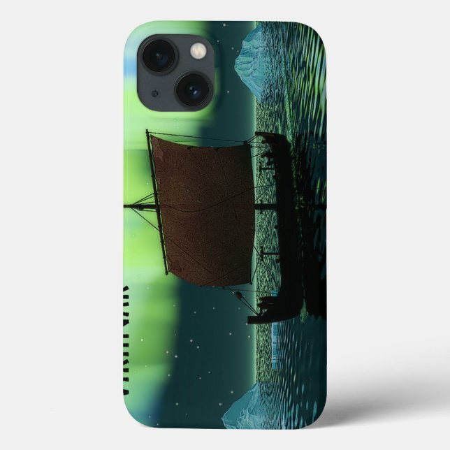 Coques Case-Mate iPhone Viking Navire Et Lumières Du Nord (Verso)