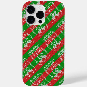 Coque Pour Pour iPhone 14 Pro Max Vilain pull motif sonnettes Joyeux fils Xmas