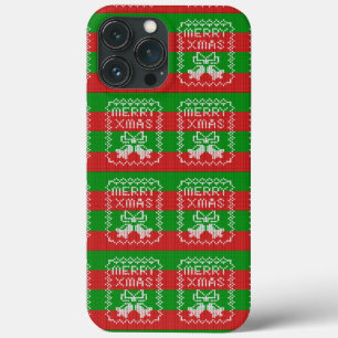 Case-Mate iPhone Case Vilain pull motif sonnettes Joyeux fils Xmas