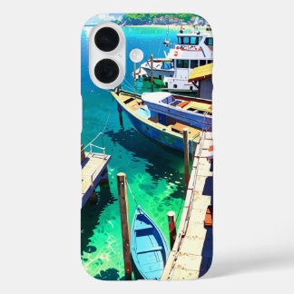 Coques iPhone 16 Village d'été de l'Anime côtière