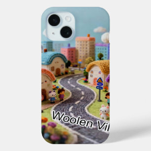Coque Pour iPhone 15 Village Laineux