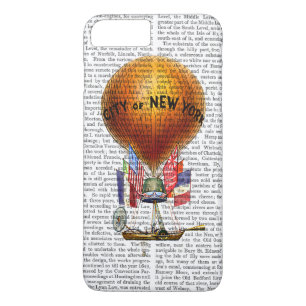 Coque iPhone 8 Plus/7 Plus Ville de New York Hot Air Balloon