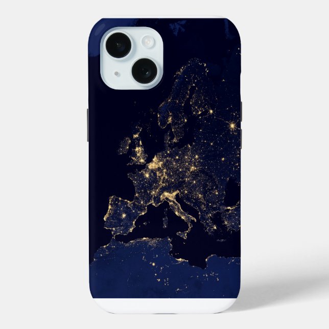 Coques Case-Mate iPhone Ville Éclairante Dans Plusieurs Villes Européennes (Verso)