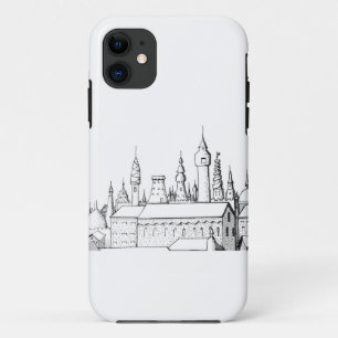 Etui iPhone Case-Mate ville fabuleuse . artwork . noir et blanc