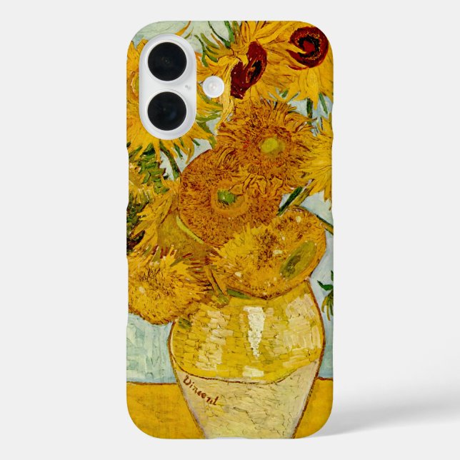 Coques Case-Mate iPhone Vincent Van Gogh 12 Tournesols Impressionniste (Verso)