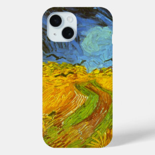 Coque Pour iPhone 15 Vincent van Gogh Champ de blé avec corbeaux