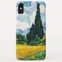 Vincent Van Gogh Champ de blé avec cyprès