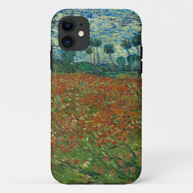 Coques Case-Mate iPhone Vincent van Gogh - Champ de coquelicots (Dos)