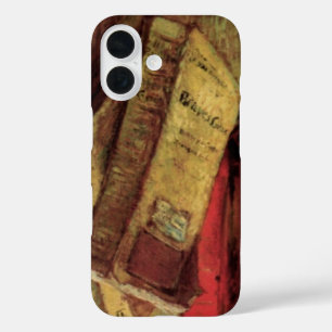 Coques iPhone 16 Vincent van Gogh - La vie morte avec trois livres