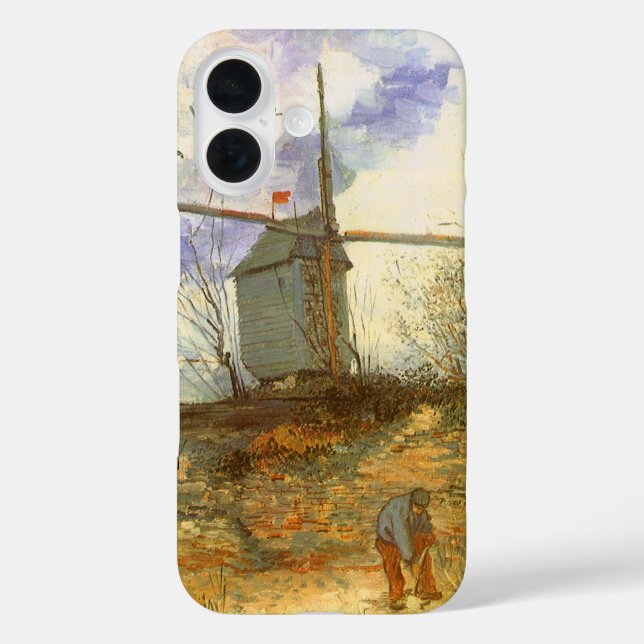 Coques Case-Mate iPhone Vincent van Gogh - Moulin de la Galette, Windmill (Verso)