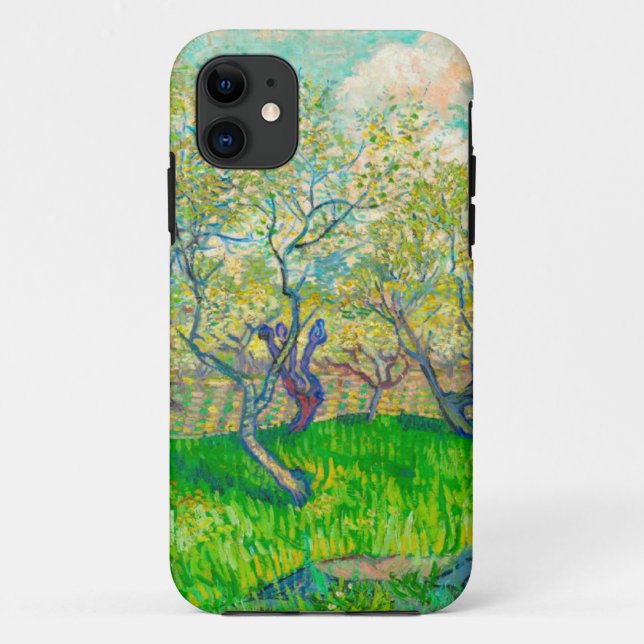 Coques Case-Mate iPhone Vincent van Gogh Orchard à Blossom (Dos)