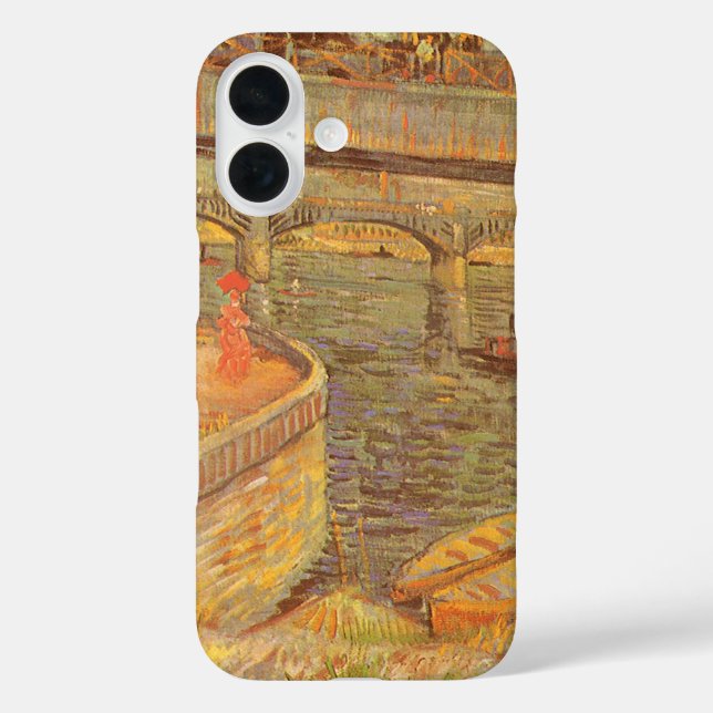 Coques Case-Mate iPhone Vincent van Gogh Ponts de l'autre côté de la Seine (Verso)