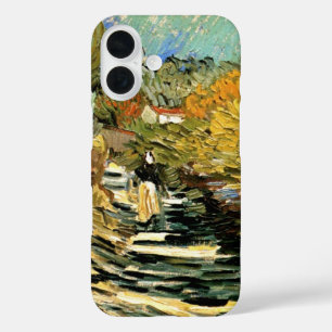 Coques iPhone 16 Vincent van Gogh Road à Saint-Remy, figure féminin