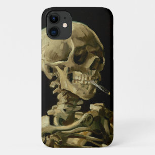 Case-Mate iPhone Case Vincent Van Gogh Skeleton avec une cigarette brûla