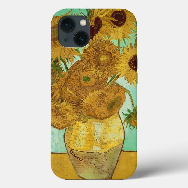 Coques Case-Mate iPhone Vincent van Gogh | Tournesols, 1888 (Verso)