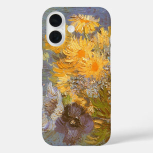 Coques iPhone 16 Vincent van Gogh Vase de Lilacs, Daisées, Anémones