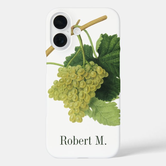 Coques Case-Mate iPhone Vins blancs sur la vigne, fruits alimentaires Vint (Verso)