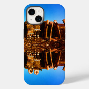 Coque Pour iPhone 14 Vintage Alaska Fur vêtu eskimo arctique sod igloo