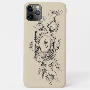 Case-Mate iPhone Case Vintage Baroque Rococo Cherubs Monogram Modèle