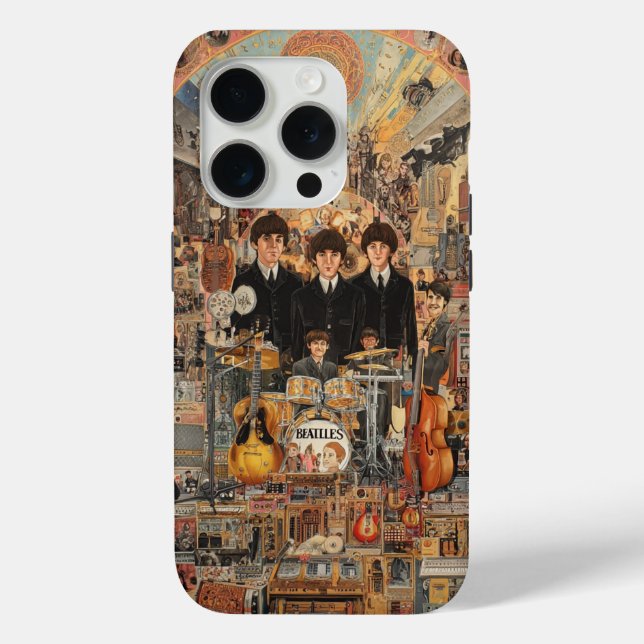 Coques Case-Mate iPhone Vintage Beatles (Verso)