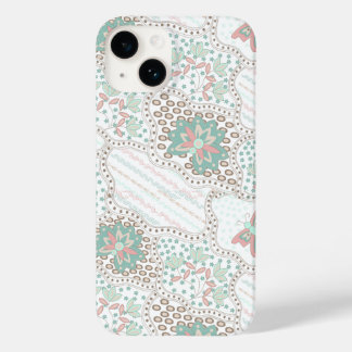 Coque Pour iPhone 14 Vintage Boho Floral and Butterfly Pattern