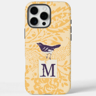 Coques iPhone 16 Pro Max Vintage Corail Eggplant Damask Monogram iPhone 5