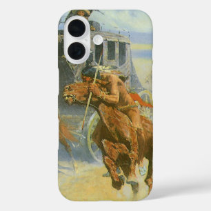 Coques iPhone 16 Vintage Cowboy, Downing Nigh Leader, Remington