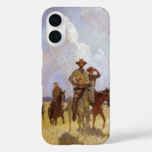 Coques iPhone 16 Vintage Cowboys, The Parkman Outfit par NC Wyeth