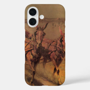 Coques iPhone 16 Vintage Cowboys, The Stage Coach par John Borein