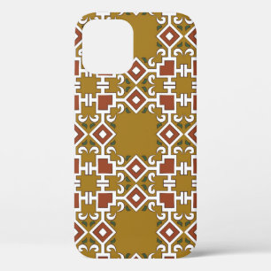 Case-Mate iPhone Case Vintage damask continu motif arrière - plan vérifi