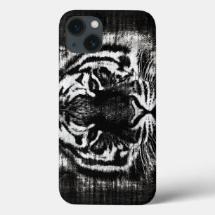 Etui iPhone Case-Mate Vintage de tigre noir et blanc