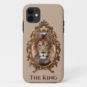 Case-Mate iPhone Case Vintage Élégant Brown Lion King Retro Pads