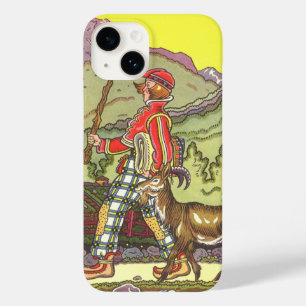 Coques Pour iPhone Vintage Fairy Tale, Boy and the North Wind, Hauman