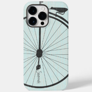 Coque Pour Pour iPhone 14 Pro Max Vintage fille Orange Lime Aqua Vélo Linen Iphone